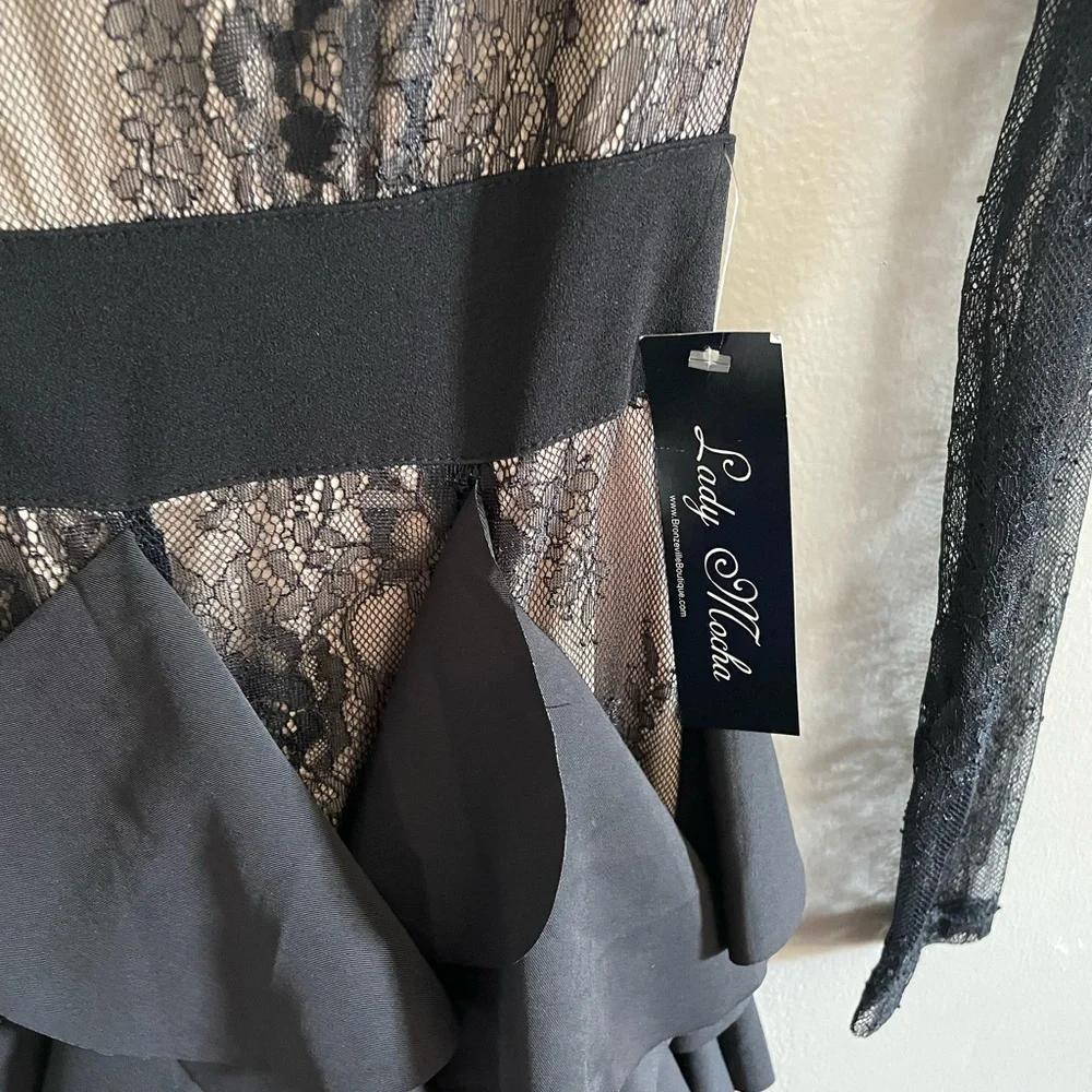 ALAMOUR BLITHE LA gown lace dress maxi NWT - Picture 5 of 13